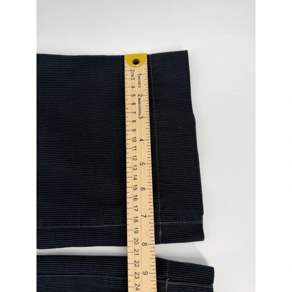 Banana Republic Chino Pants,Men's Straight Fit Navy Cotton Blend PinStripe 33x32